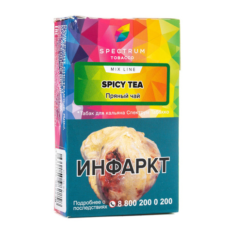Табак Spectrum Mix Line Spicy Tea (Бергамот Облепиха Эвкалипт) 40 г