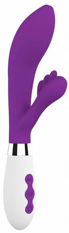 Фиолетовый вибратор-кролик Agave - 23,1 см. - Shots Media BV Luna LUNA032PUR