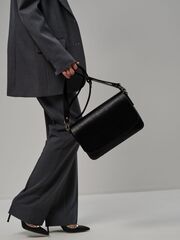 Сумка кожаная Deboro 30512 черный лори