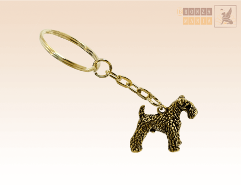 брелок Собака Керри-блю-терьер