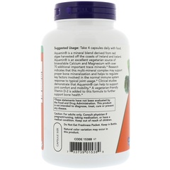 Now Foods, Минеральные вещества из красных водорослей, 180 растительных капсул