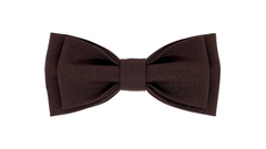Однотонный галстук - бабочка (темно-коричневый)