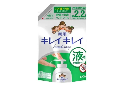 Жидкое мыло для рук "KireiKirei" с антибактериальным эффектом Lion, 200мл