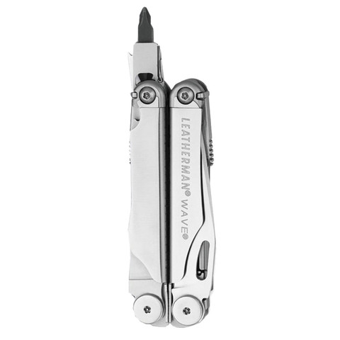 Мультитул Leatherman Wave 100 mm, 17 функций, серебристый (832551)