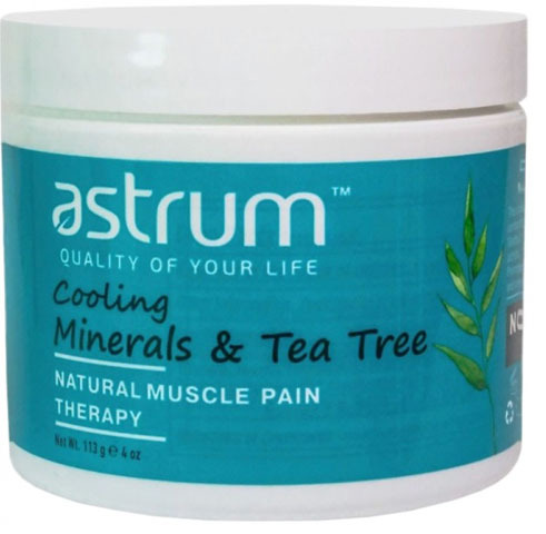 Astrum: Терапевтический минеральный гель с маслом чайного дерева (Cooling mineral  tea tree natural muscle pain therapy)