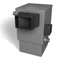 Котел отопительный твердотопливный с водяным контуром АОТВК-14-3