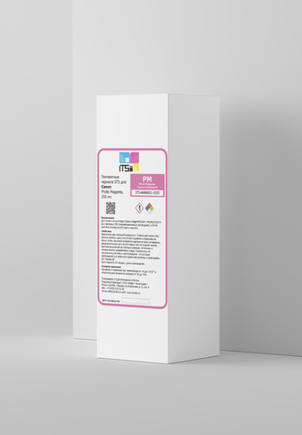 Пигментные чернила STS для Canon imagePROGRAF IPF/PRO - PFi-101/PFi-103/PFi-106/PFi-206/PFi-306/PFi-701/PFi-706/PFi-710/PFi-1700 Photo Magenta, 250 мл,