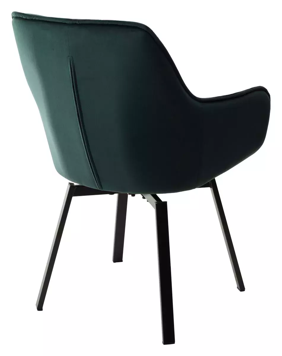 Стул MAVERICK 360 град. поворот. BLUVEL-78 GREEN/ черный каркас, М-City