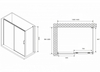 Abber Komfort AG93140B-S102B Душевой уголок, 140x100x200