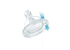 Соска Well-Being 2шт.,4мес.+,силикон,быстр.поток (стандарт)