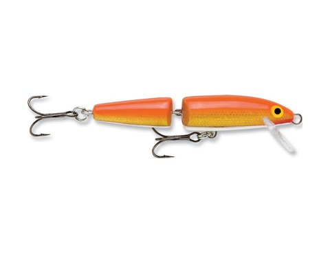 Воблер плавающий Rapala Jointed J09-GFR (1,5м-2,1м, 9 см 7 гр)