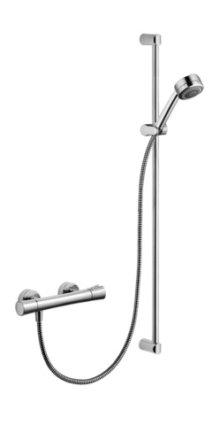 Душевой гарнитур с термостатом Kludi Zenta Shower-Duo 6057705-00