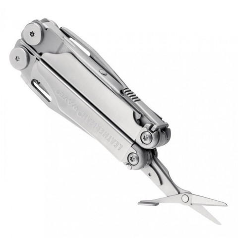 Мультитул Leatherman Wave 100 mm, 17 функций, серебристый (832551)