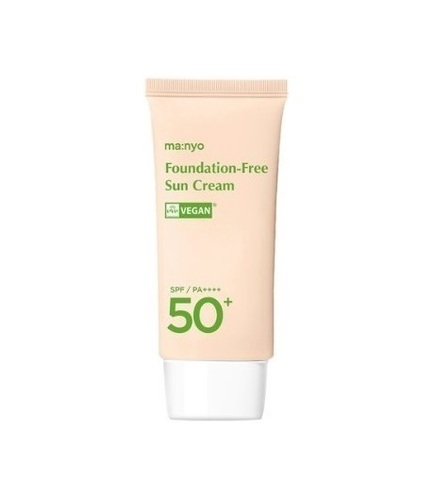 Manyo Factory Foundation Free Sun Cream SPF50+ PA++++ солнцезащитный веганский крем на физических фильтрах