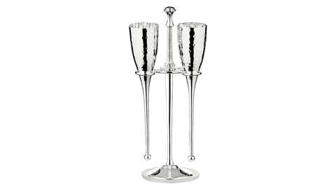 Набор фужеров для шампанского с подставкой 2шт 200мл Edzard Додо