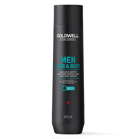 Шампунь освежающий для волос и тела Goldwell DualSenses For Men Hair & Body Shampoo, 300 мл