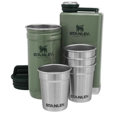 Картинка фляга для алкоголя Stanley Adventure Набор 0,59ML+0,23L Зеленый - 1