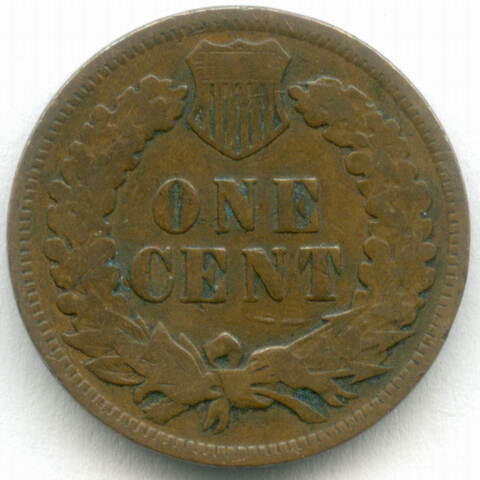 1 цент 1906 год. США. Бронза VF