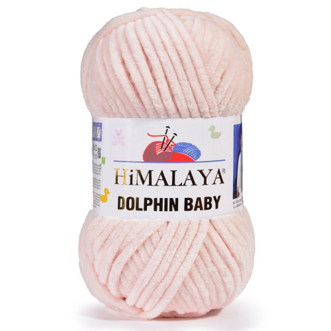 Пряжу Himalaya Dolphin Baby цвет 80319 нежно-розовый – купить дешево