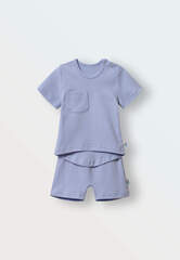 Комплект шорты и футболка (голубой)