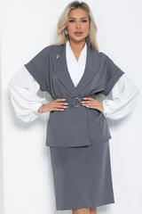 Костюм Деловая женщина (серый) К12464-4 LT Collection