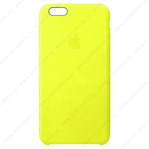 Накладка Silicone Case для Apple iPhone 8 Plus/ 7 Plus лимонный