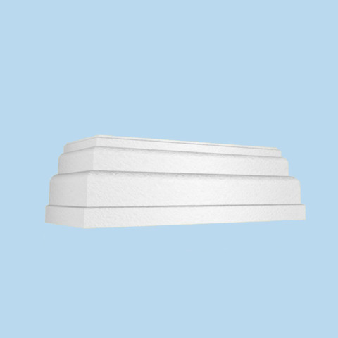 Pěnový plastový pilastr.