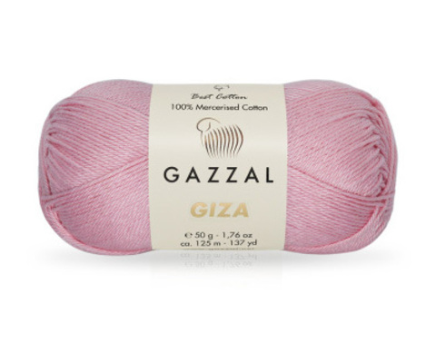 Пряжа Gazzal Giza 2496 розовый (уп.10 мотков)