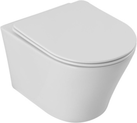 Aquanet ZV-3 ZVEZDA-3 Унитаз с сиденьем Soft Close -SLIMSEAT подвесной , с Rimless Tornado (336319)
