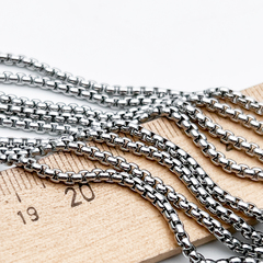 Цепочка, сталь, размер звена 2,5 мм, цена за 50 см
