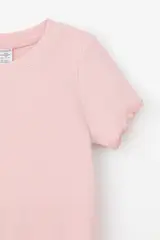 фуфайка  для девочки  КР 301989-1/розовый жемчуг к549