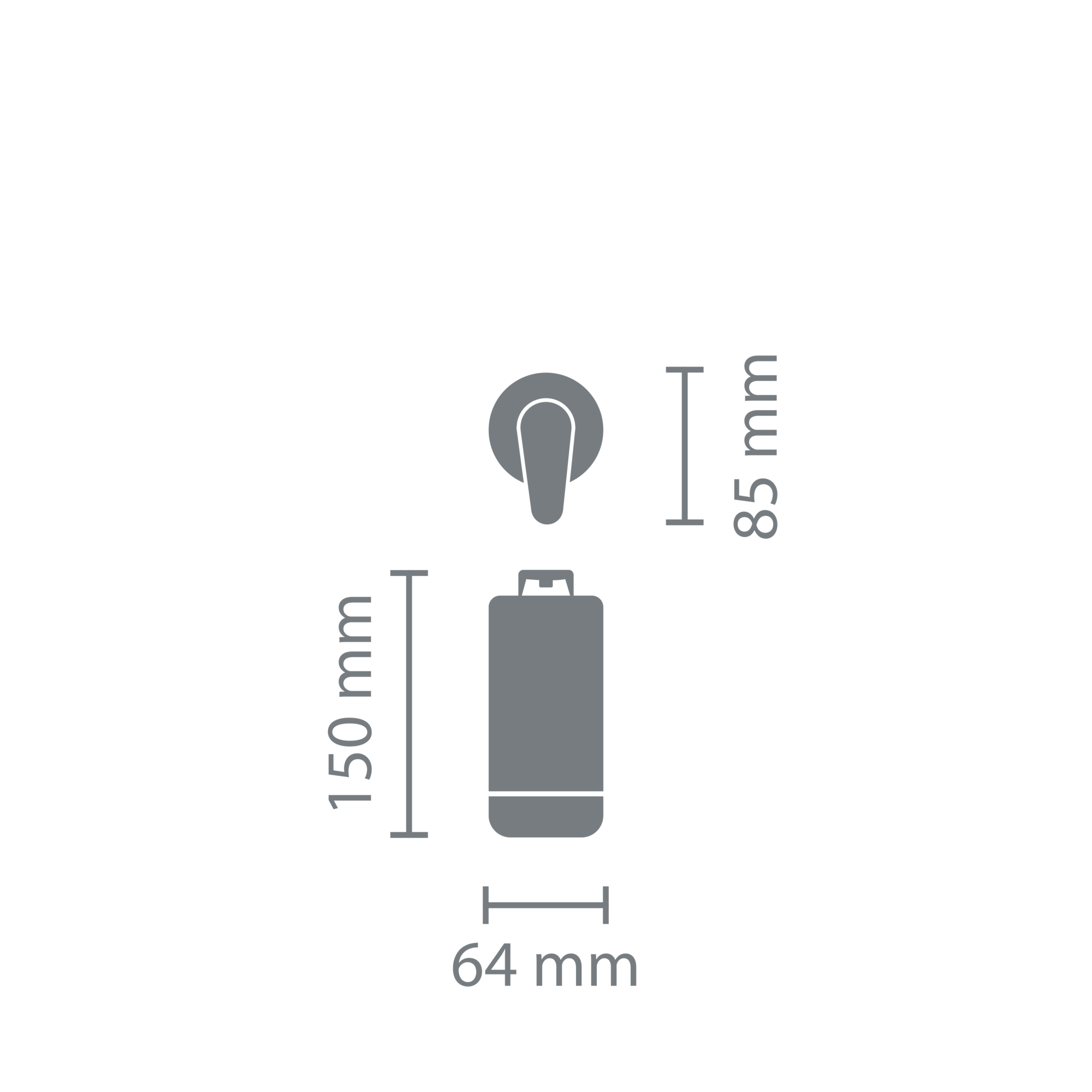 Диспенсер для мыла SinkStyle (200 мл), Минерально-графитовый, арт. 227981 - фото 8