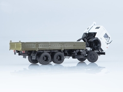 KAMAZ-53212 flatbed truck with awning white-beige 1:43 PAO KAMAZ