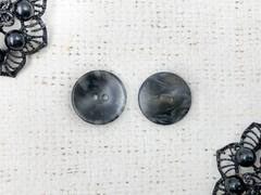 Пуговицы, d 1,8 см, 2 прокола, чёрный