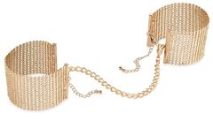 Дизайнерские золотистые наручники Desir Metallique Handcuffs Bijoux - 