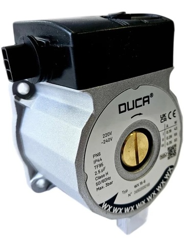 Двигатель циркуляционного насоса (DUCA WX15-6) для FERROLI Domina/Divatech/Fortuna... (арт. 398063960.D, 3980L220.D)