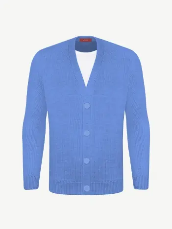 Кардиган с пуговицами из шелка