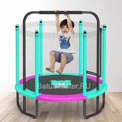Батут с сеткой с П-образной ручкой, диаметр 5 фт