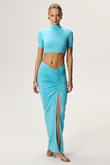 Юбка макси AFINA Лазурь