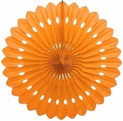 Бумажный диск Оранжевый (16''/41 см)