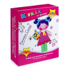 
          Набор для изготовления куклы из фетра Апплика 200х155х50 мм, картонная упаковка, "Кукла с совенком"