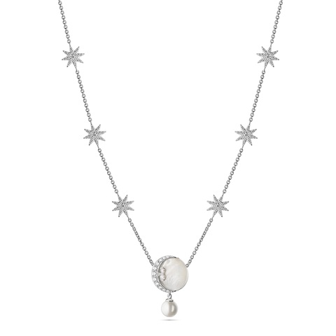 Чокер Новолуние Звезды Родий