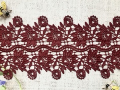 Кружево плетеное, ш. 13,5 см.