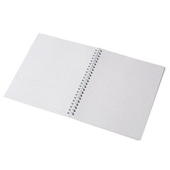 Тетрадь 80л., А5, клетка, Проф-Пресс, "Цветы-6" гребень, мелованная обложка