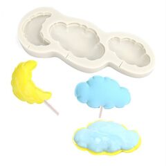 Силиконовая форма для леденцов «Луна и облака - Воздушные шары»