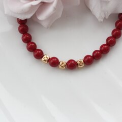 Бусина разделитель (спейсер), 4 мм, позолота, 5 штук, Р088