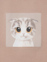 пижама  для девочки  К 1647/беж,точки