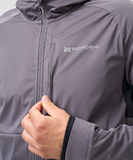 Тренировочная куртка с капюшоном Nordski PRO TOUR HOOD Shark/Black мужская