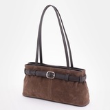 Сумка Саломея 216 эко-замша шоколад