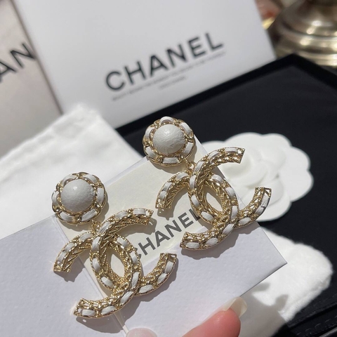 Серьги плетенные Chanel